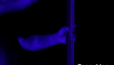 Hot and passionate pole dancing by sexy world class pole dancer Blaine Petrovia
