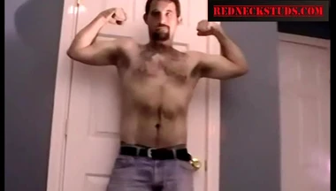 Handsome Straight Hairy Redneck Bear@RedneckStuds