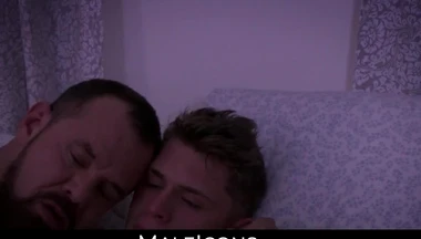 Big dick DILF Max Sargent's intense passion for Troy Accola's asshole