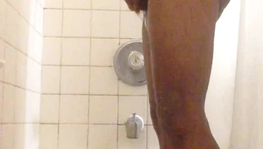 Indian in the shower