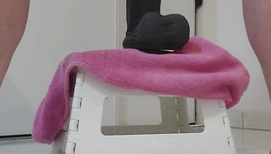 Extreme anal dilation, 14cm in diameter