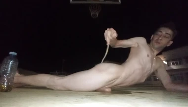 Small dick boy, piss shower and ass whipping