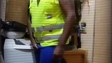 Roommate playing with my ass by sticking a dildo in it