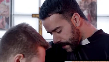 Naughty twink spanked and raw fucked for his bad behavior