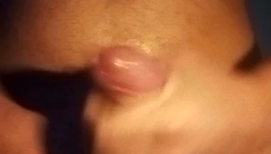 Chubby young guy masturbating