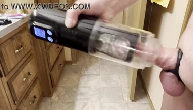 Auto Stroker Sex Toy BJ with orgasm ending